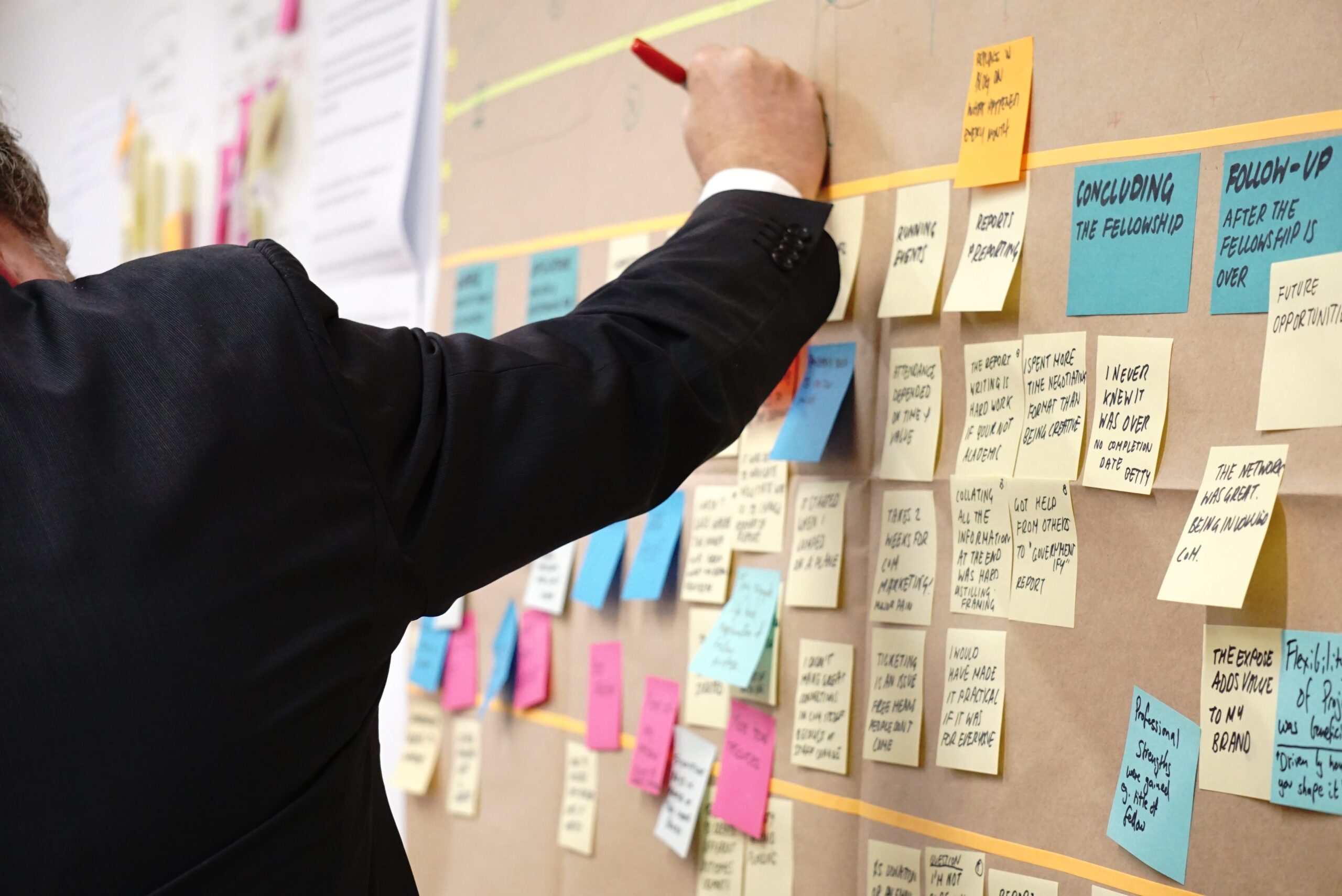 to do lists with sticky notes