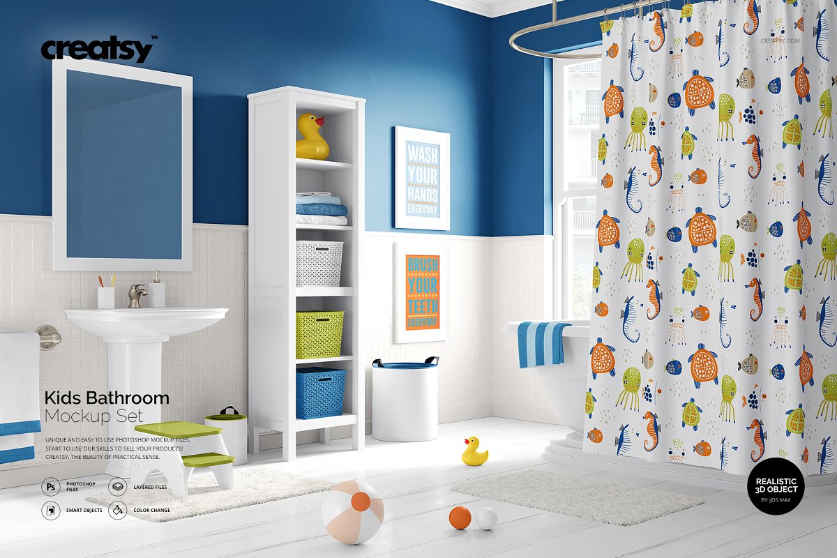 kids bathroom makeover