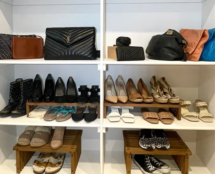 Modern organized closet