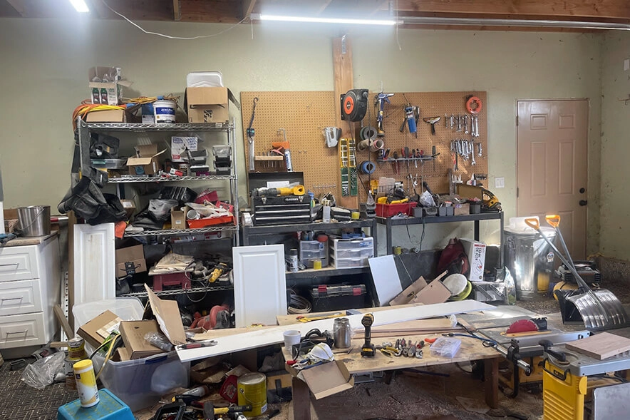 Workshop before decluttering